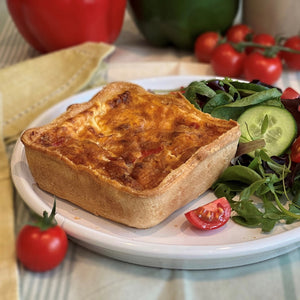 Chichen and chorizo quiche