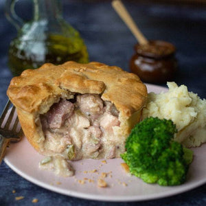 Gluten-Free Chicken Ham and Leek Pie