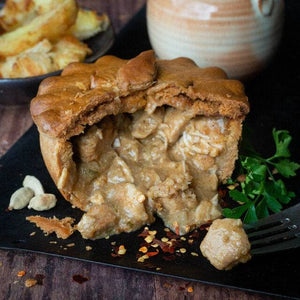 Gluten-Free Chip Shop Chicken Curry Pie