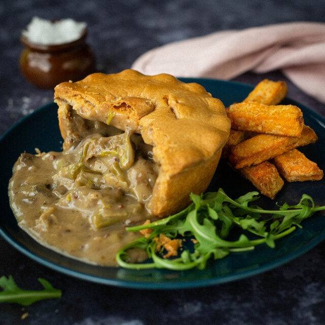 Mushroom and Asparagus Pie